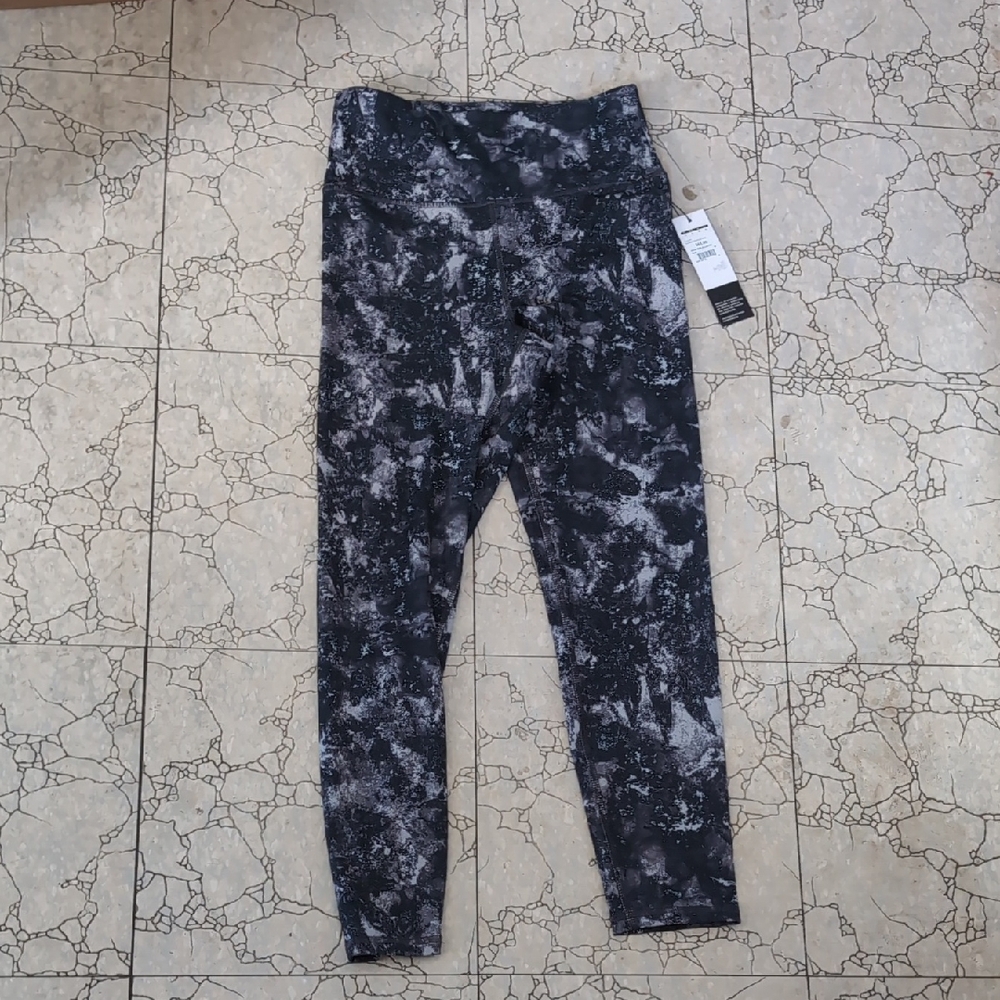 🍁Zobha Black Nature Tie Dye Leggings NWT